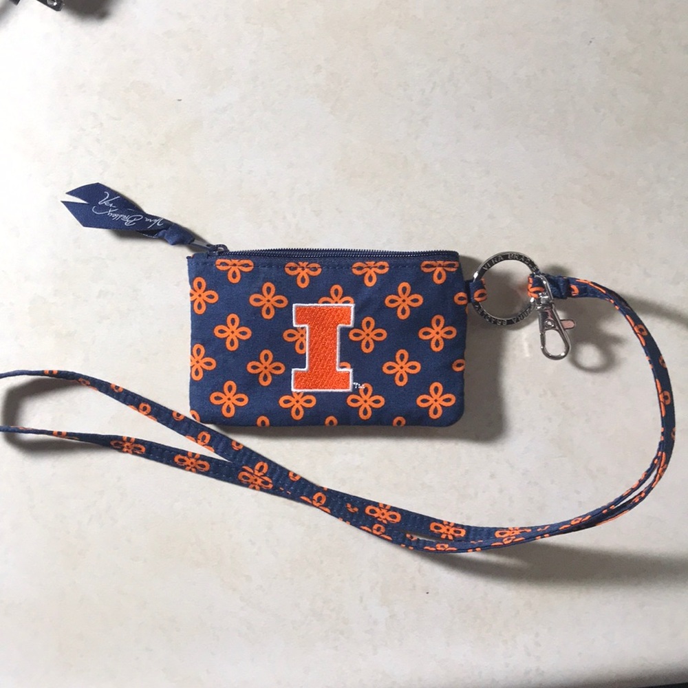 Vera Bradley lanyard and coin pouch